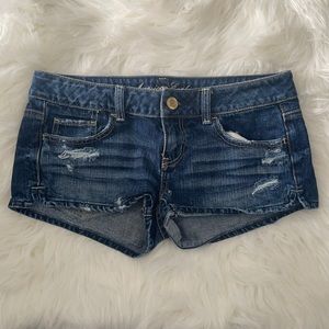Size 4 American eagle denim shorts